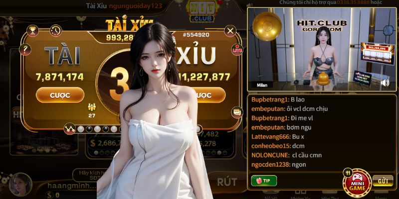 HitClub giao diện chơi game hiện đại