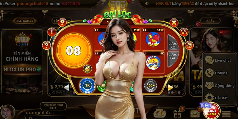 HitClub trải nghiệm game đa dạng